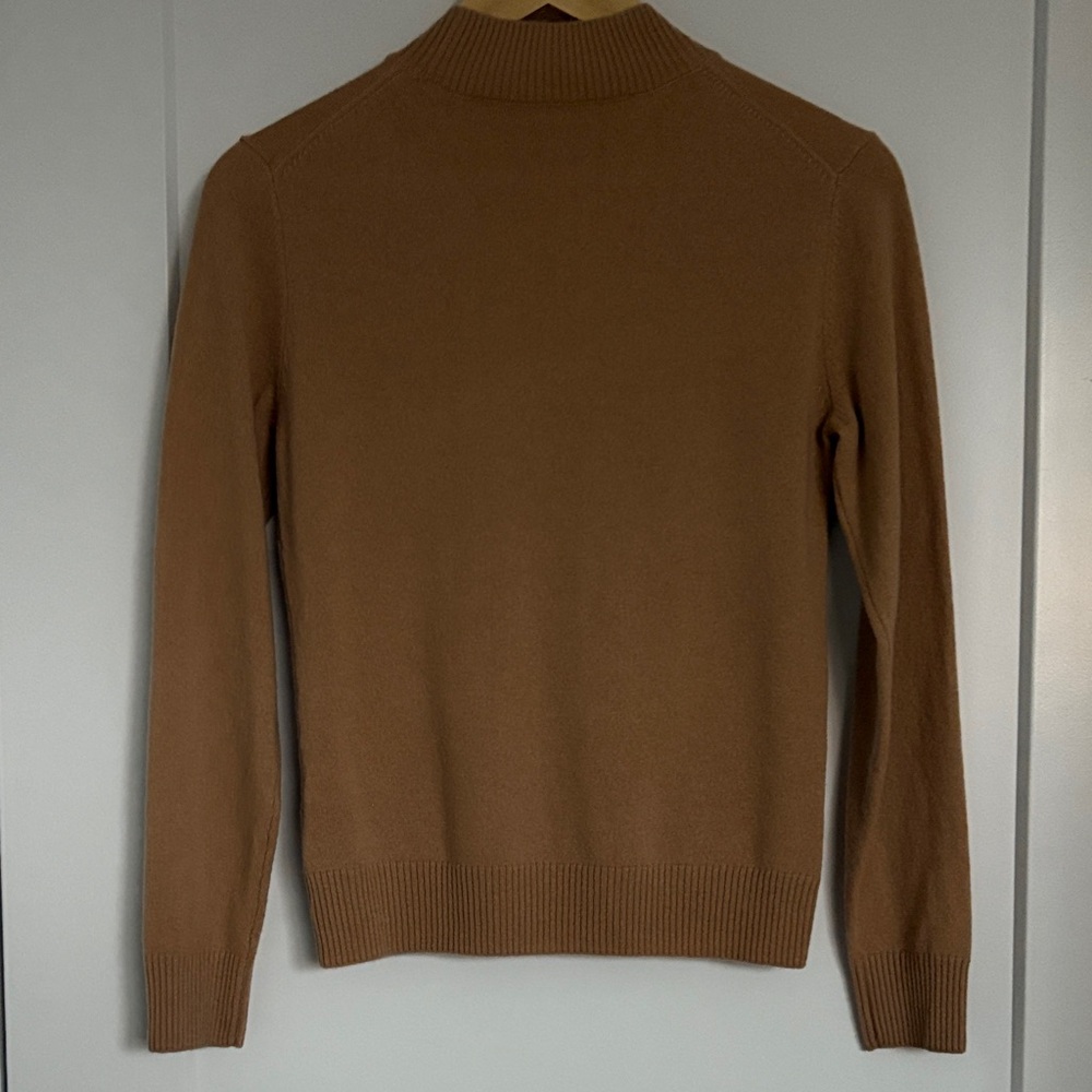N PEAL Women’s Brown Long Sleeve 100% Cashmere Sweater, Fits XS/S - Picture 3 of 6
